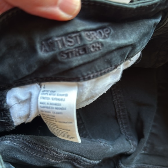 AE Artist Crop Low Rise 4 Black - Picture 3 of 3